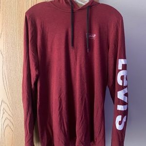 Men’s Levi’s long sleeve with hood